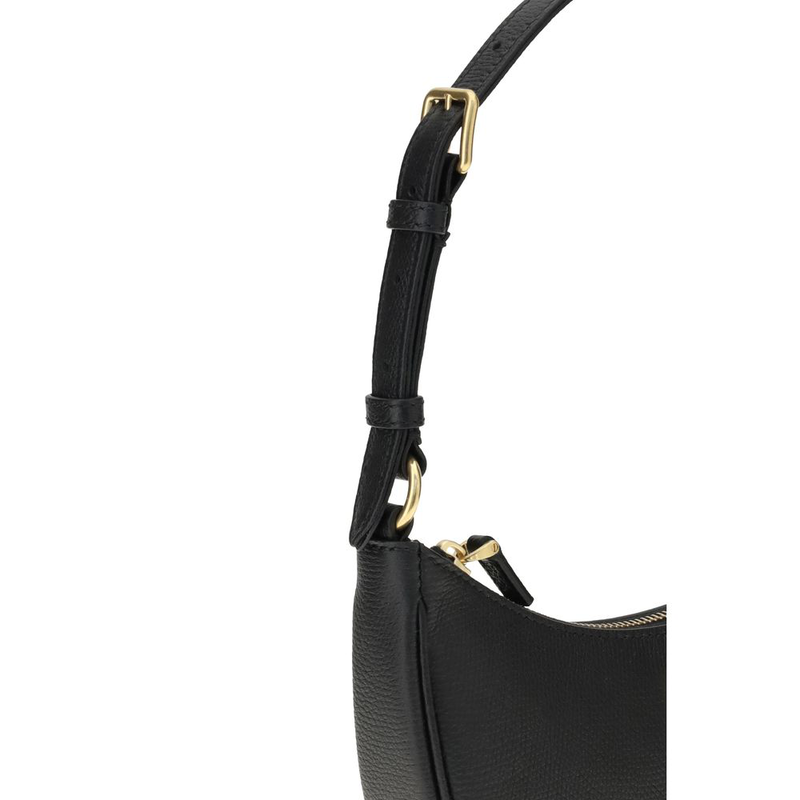Black calf leather bos taurus shoulder bag-null