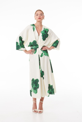 Renee dress, Green, medium