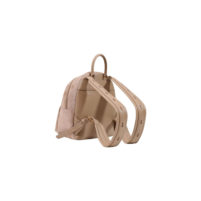 Beige polyester backpack-null
