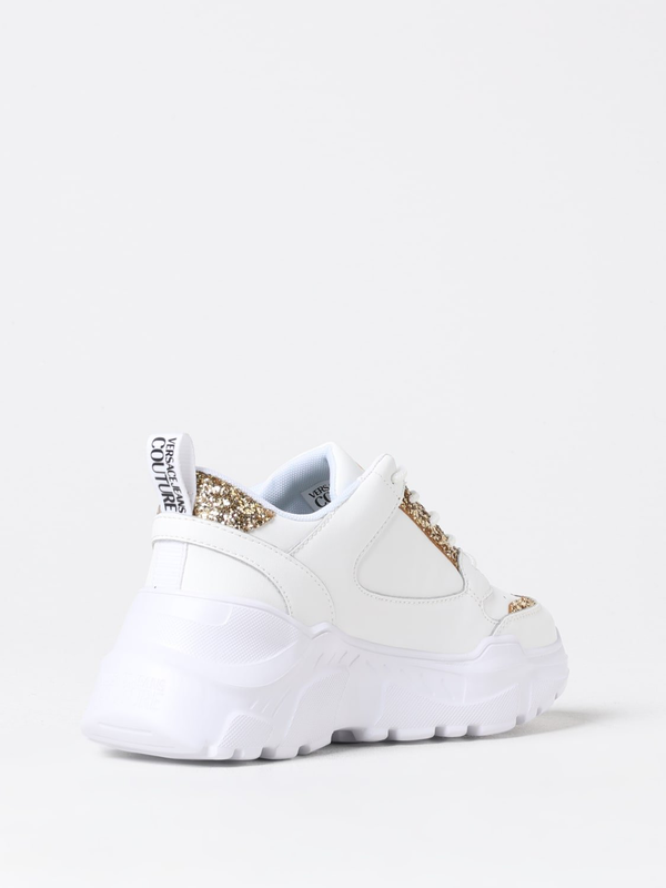 Versace jeans glitter sneakers - white-null