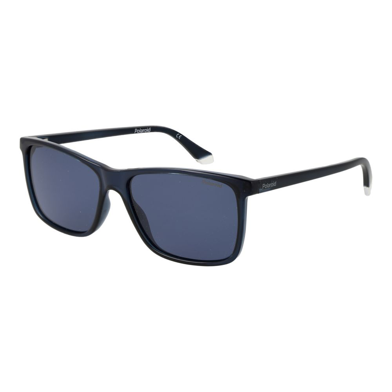 Blue plastic sunglasses-null