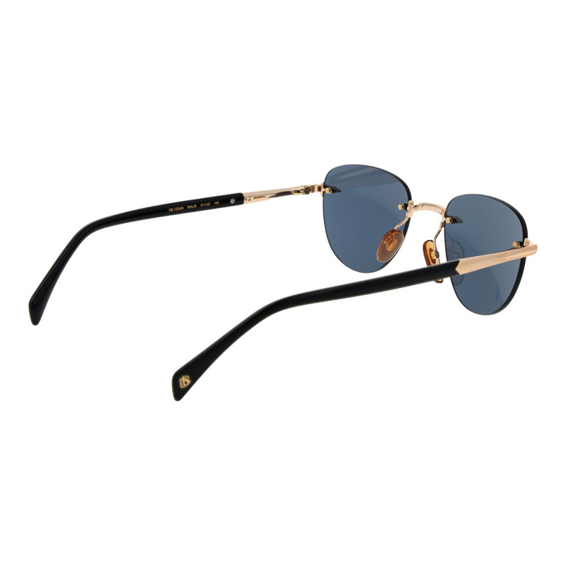 Rose gold metal sunglasses-null