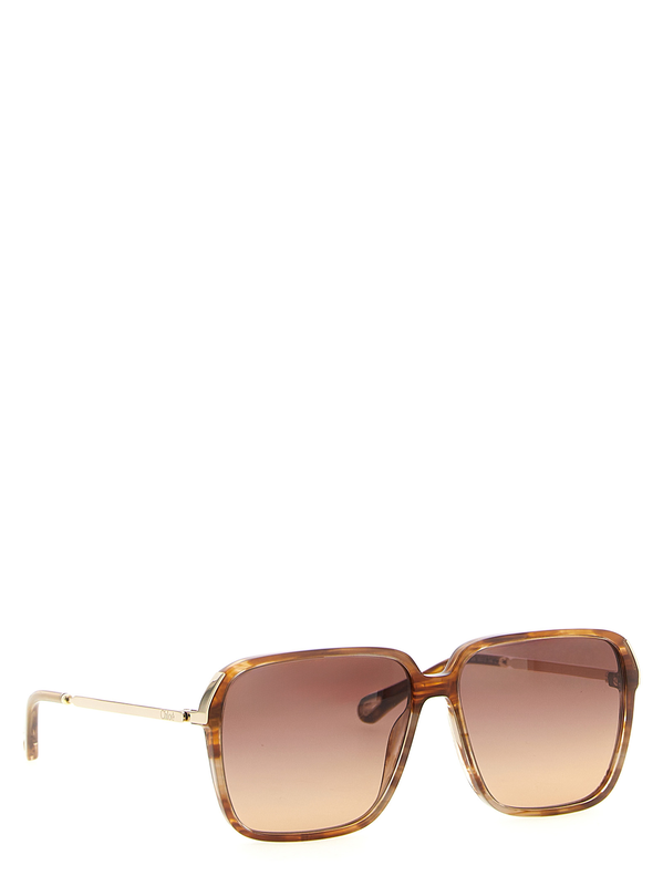 Brown acetate sunglasses-null