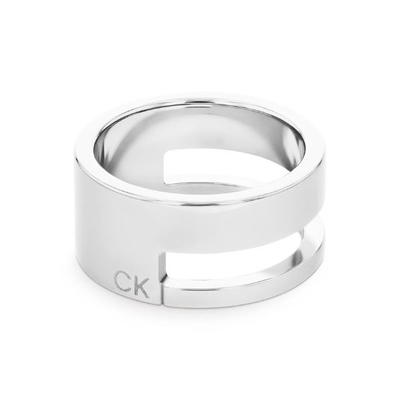 Calvin Klein geometricc essentials ss ring, , medium
