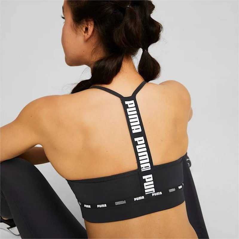 Low impact strong strappy sport bra image number null