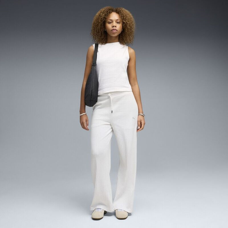 Puma women comfort high waist wide leg pants-null