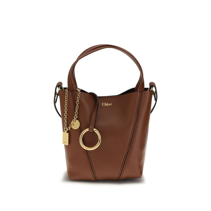 Brown calf leather bos taurus shoulder bag-null