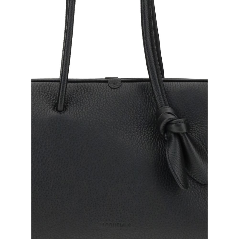 Black calf leather bos taurus handbag-null