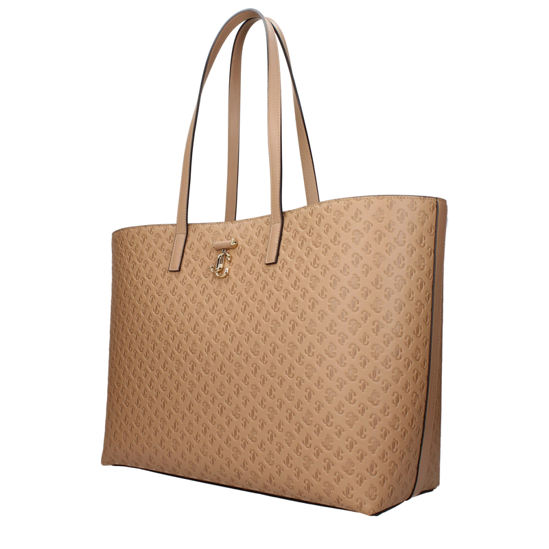 Brown leather shoulder bag-null