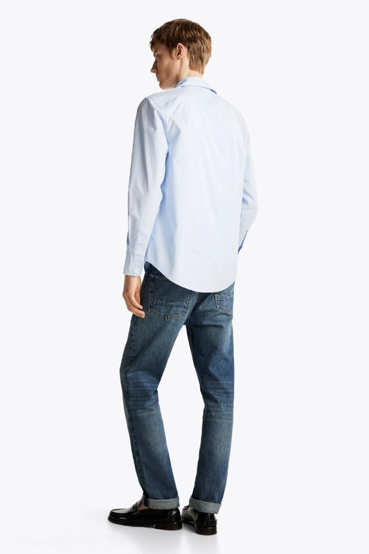 Flex poplin kent collar sf shirt-null