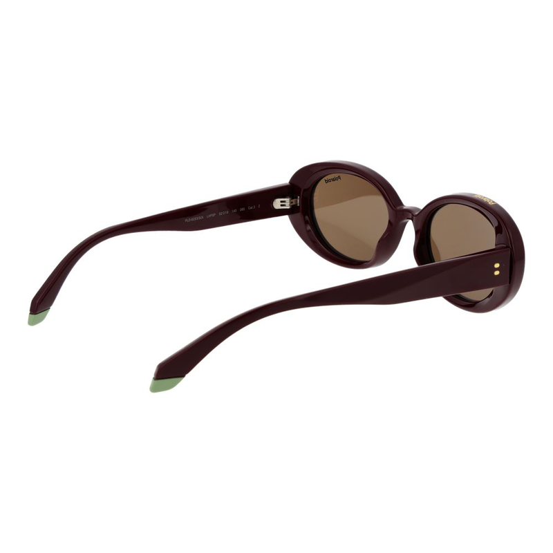 Burgundy polycarbonate sunglasses-null