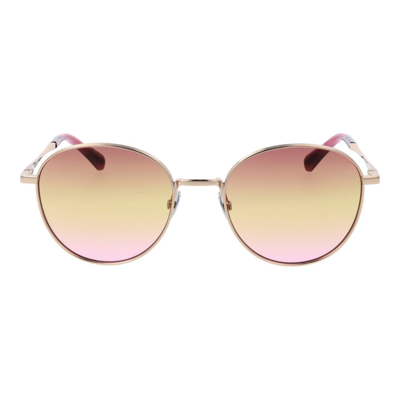 Rose gold metal sunglasses-null