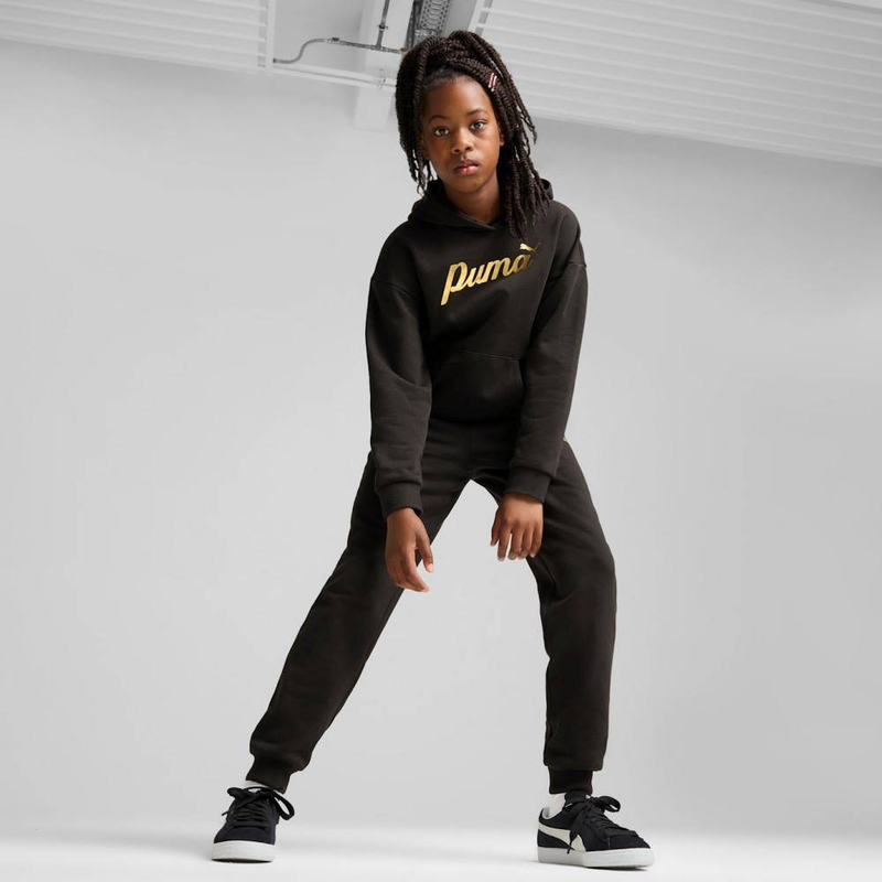 Ess+ script metallic pants fleece g-null