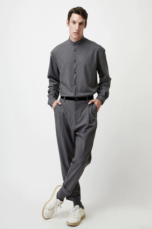 Stefan the ring belt trousers-null