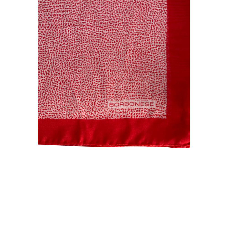 Red silk women scarf-null