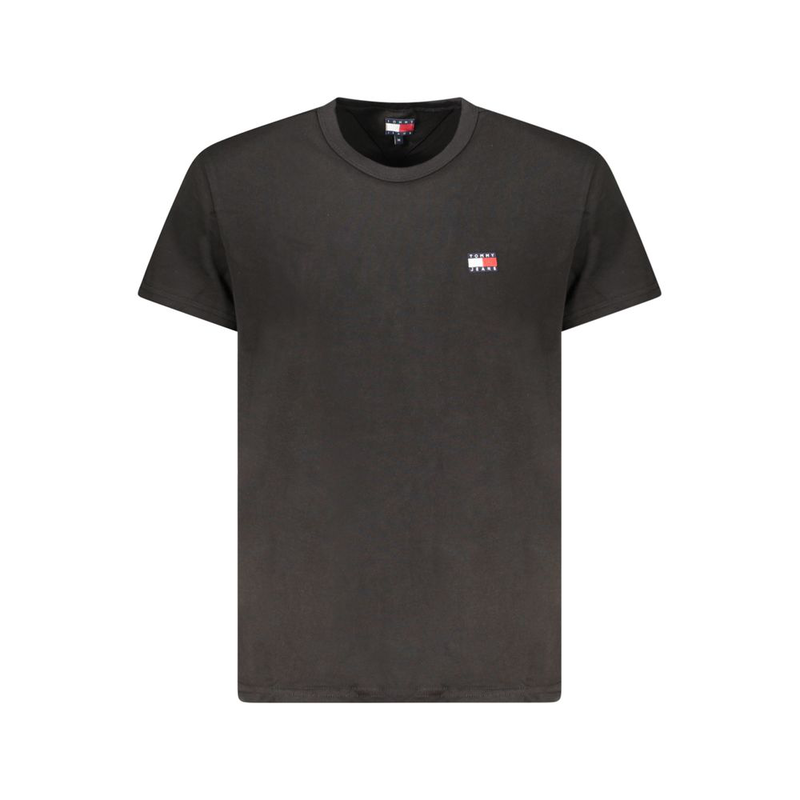 Black cotton men's t-shirt-null