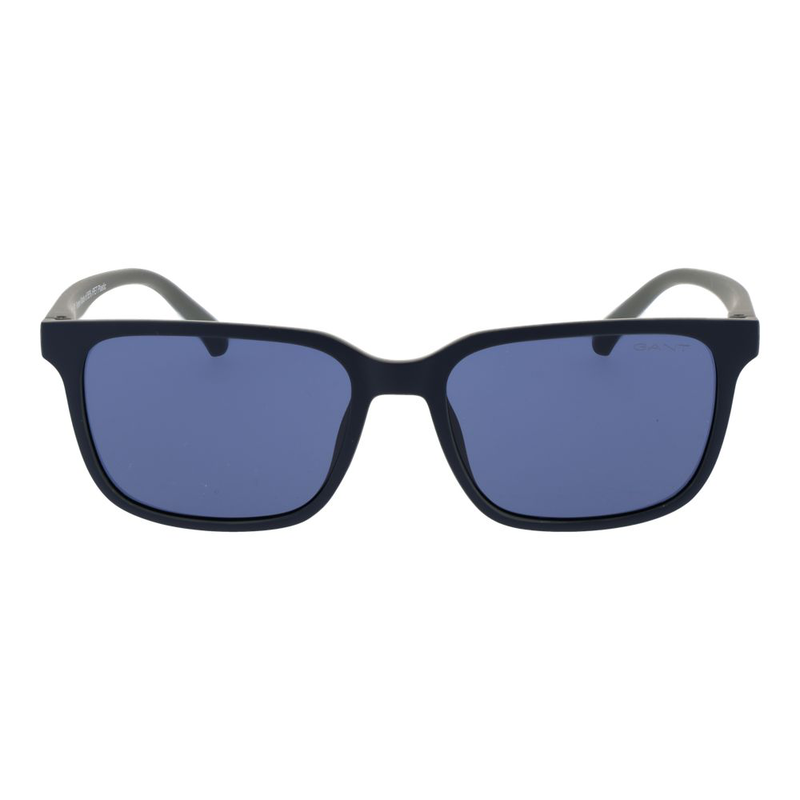 Blue plastic sunglasses-null