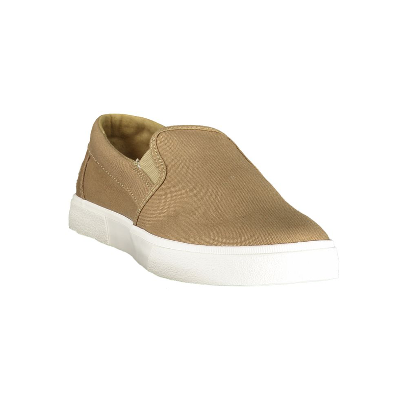 Beige polyester men sneaker-null