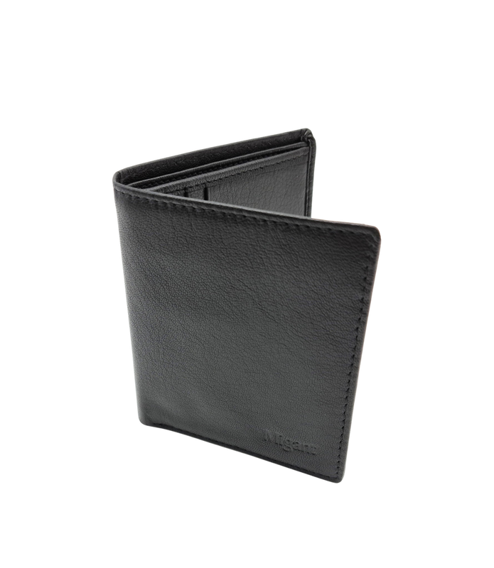 Migant design Genuine fine bifold leather wallet 10 credit card slots. 2 note compartments.-null