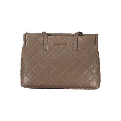 Brown polyurethane women's bag, Brown, medium