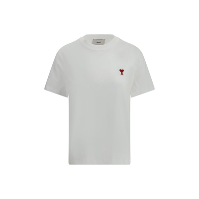 White cotton t-shirt, White, medium