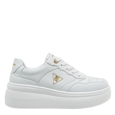 Renato garini γυναικείο sneaker, White Πλατινα, medium