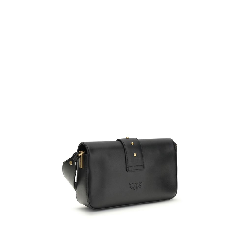 Black calf leather bos taurus shoulder bag-null