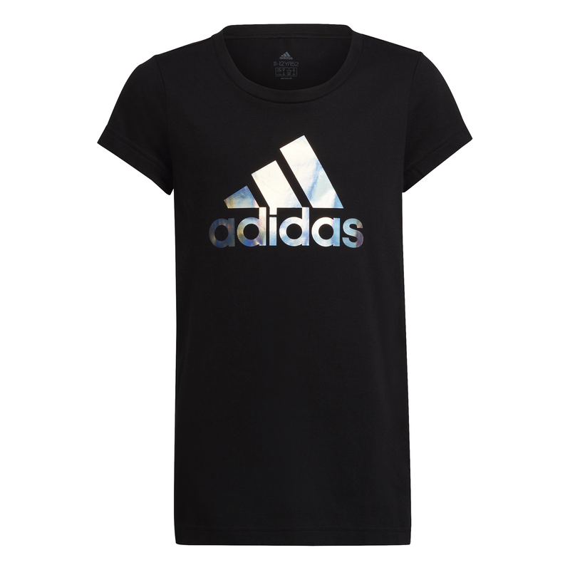 Adidas kids dance metallic print tee (hd4407)-null
