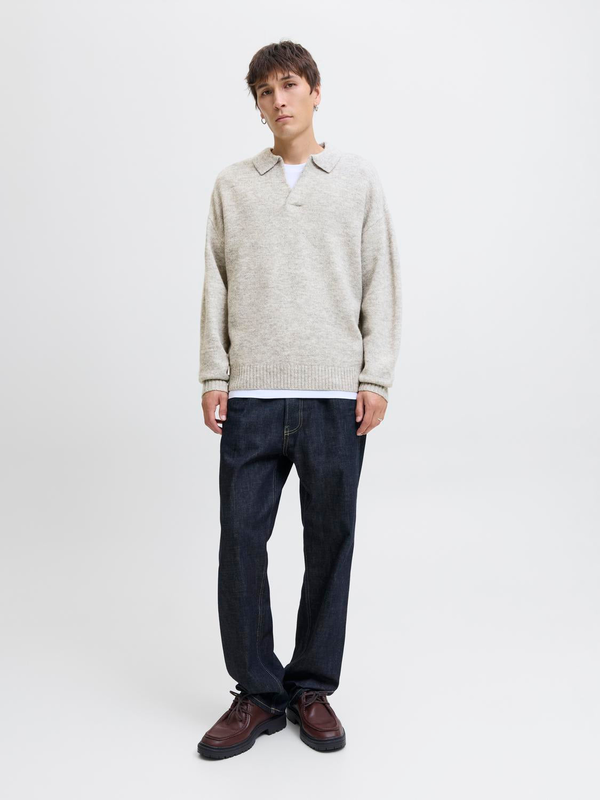 Jjsoho pullover - light grey melange-null