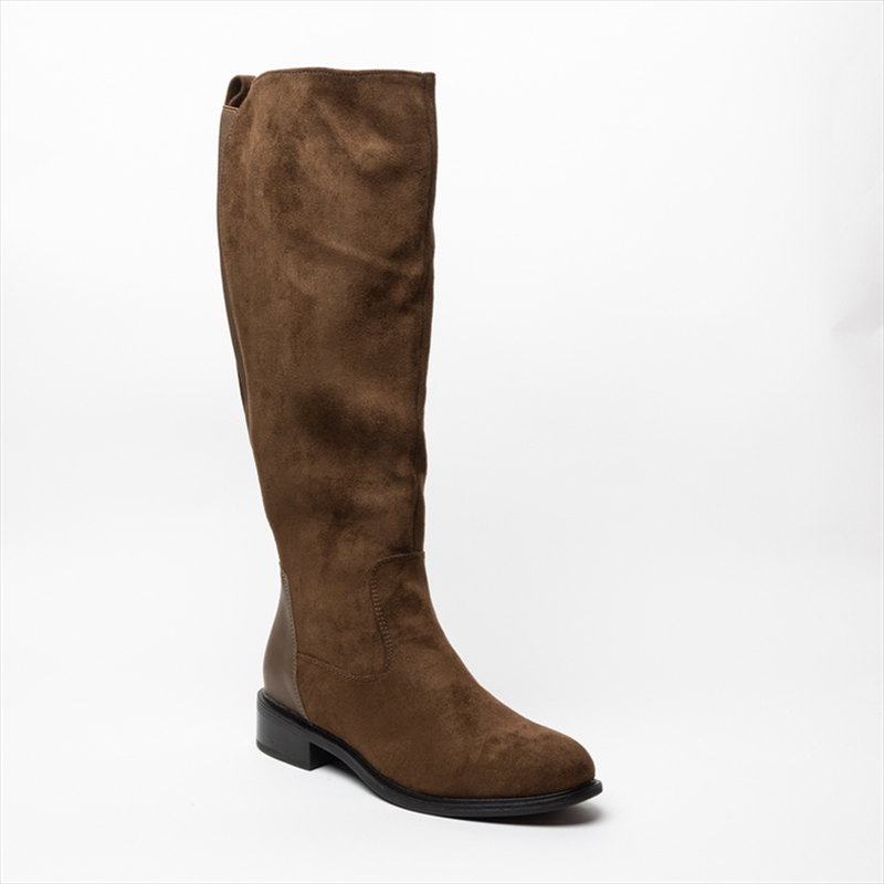 Miss belgini riding boots with subtle heel-null