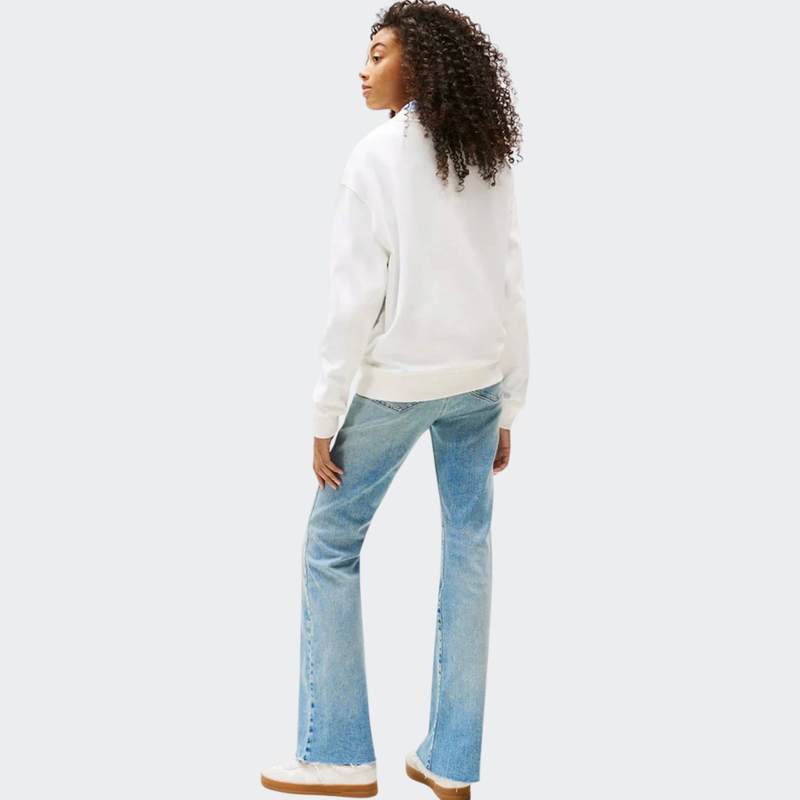 Product image: Womens relaxed floral flag crew-null