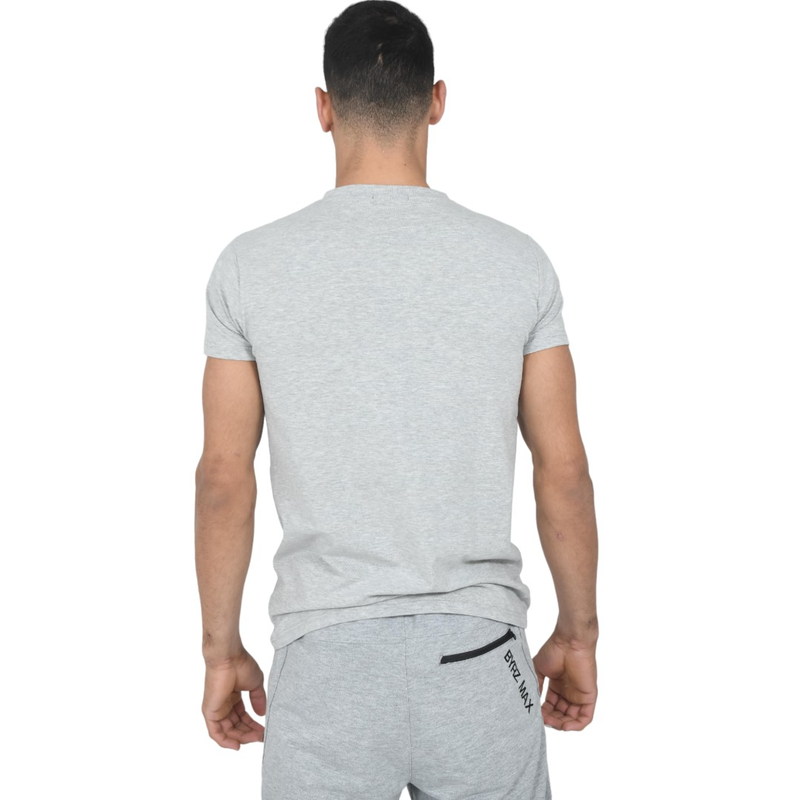 Slim v neck t-shirt with spandex #8025 image number null