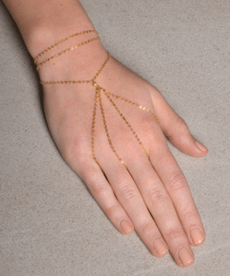 Concordia hand cuff, Gold Plated 18k, medium