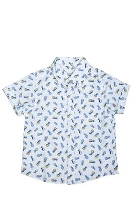shirt le trone noir boy, White, medium