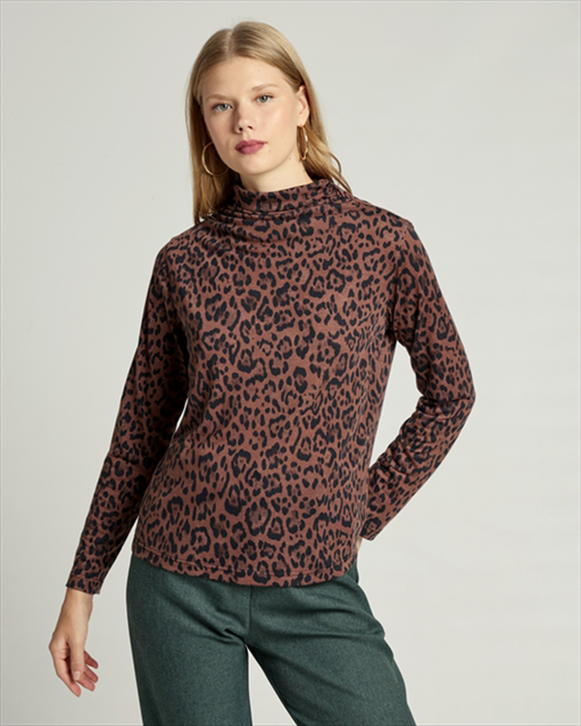 Blouse animal print image number null