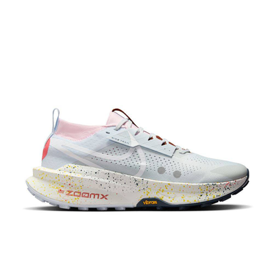 Zoomx zegama 2 mens trail running, Platinum / Grey, medium