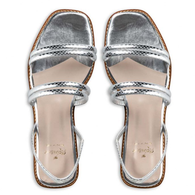 Voulez vous flat sandals , silver-null