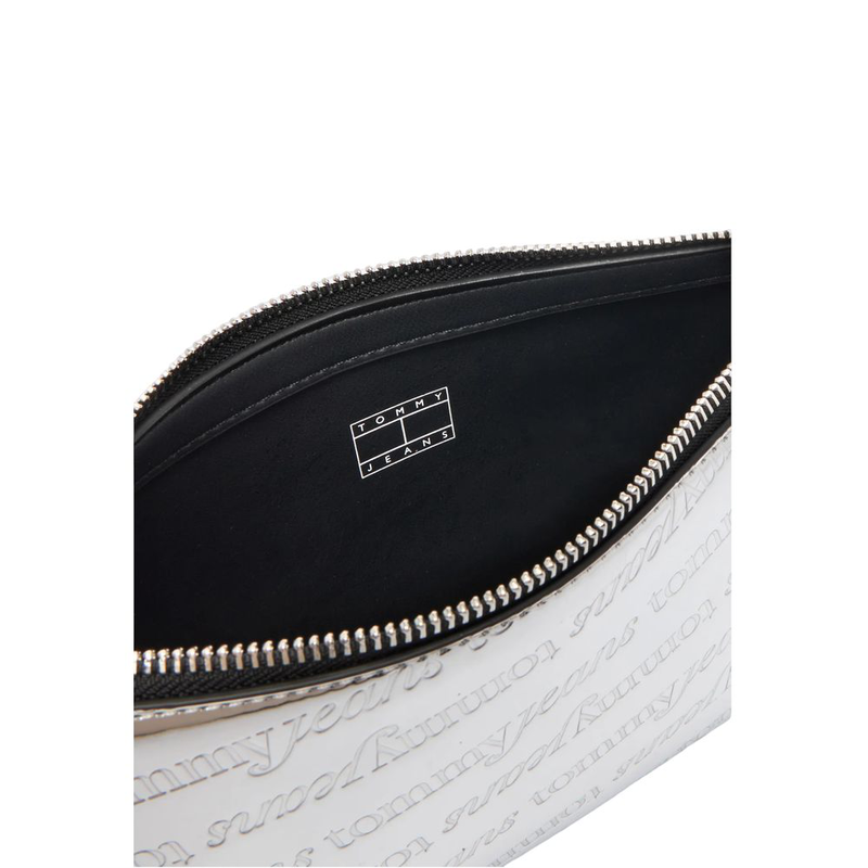 Silver polyethylene handbag-null