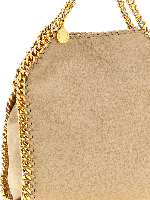 Beige polyester shoulder bag-null