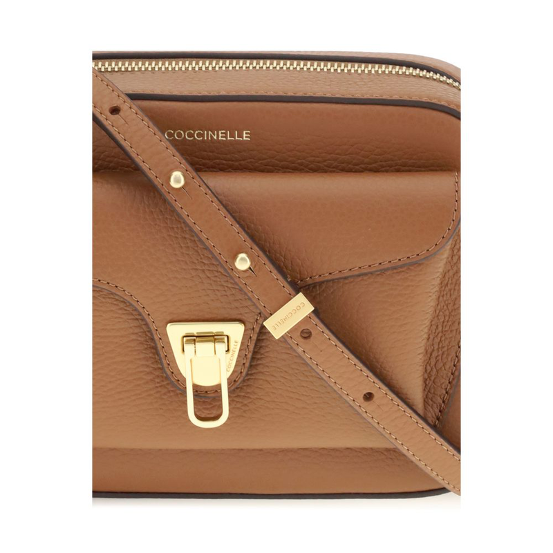 Brown calf leather bos taurus shoulder bag-null