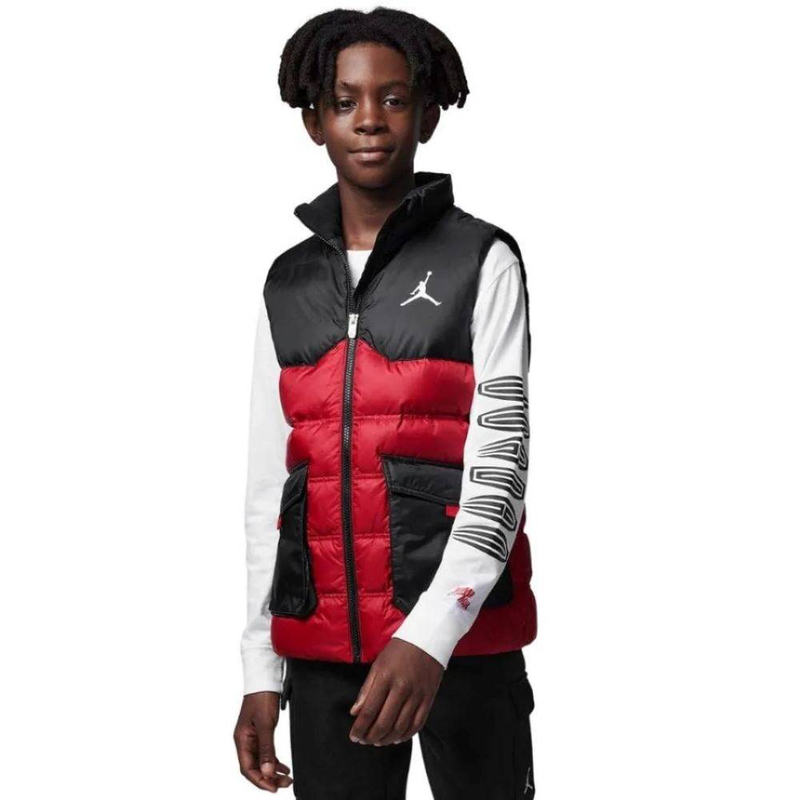 Boys puffer filled vest image number null