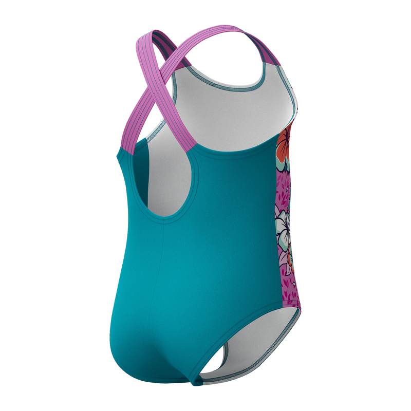 Speedo girl's learn to swim printed crossback-null