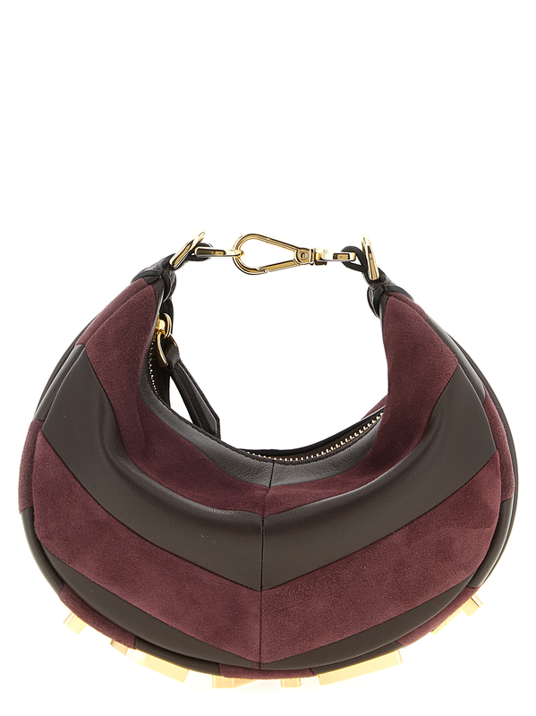 Multicolor lamb leather handbag-null