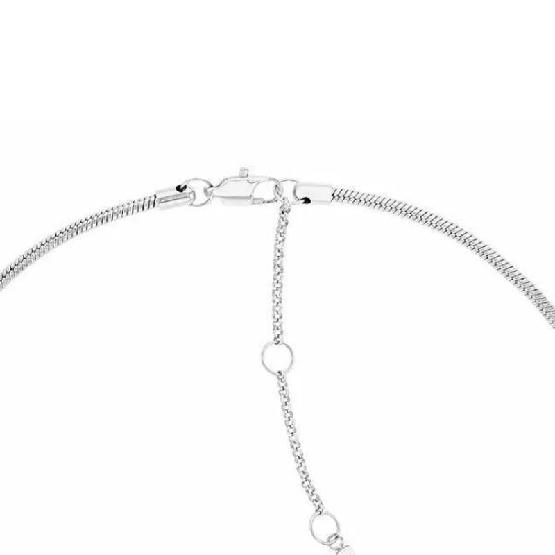 Calvin Klein elongated drops ss necklace image number null