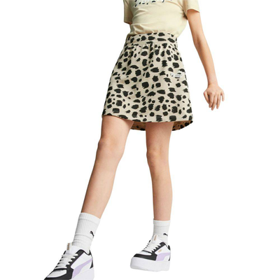 Ess+ animal printed knotted girls skirt