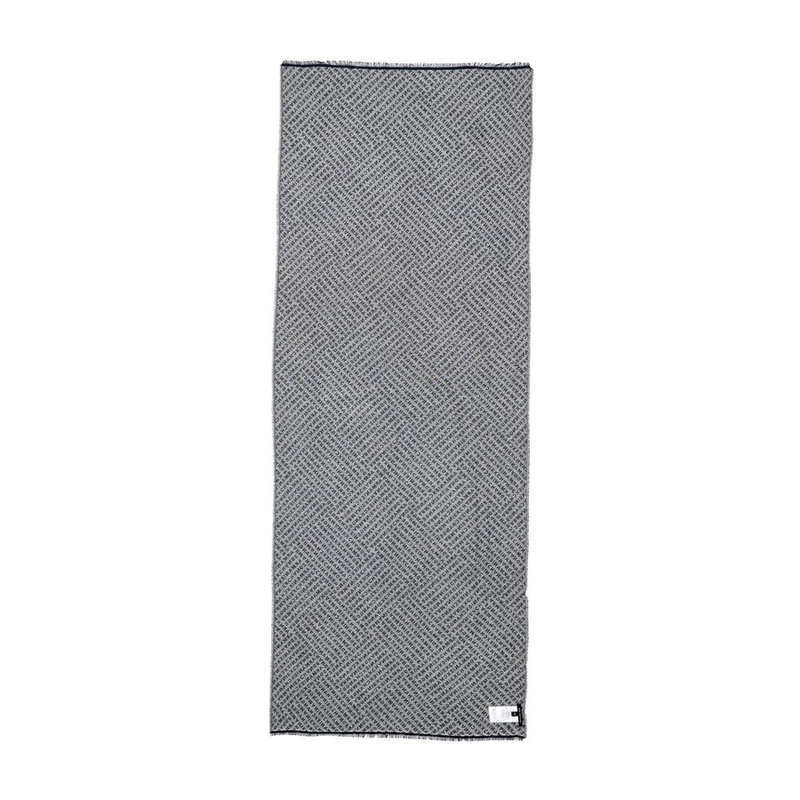 Blue viscose scarf-null