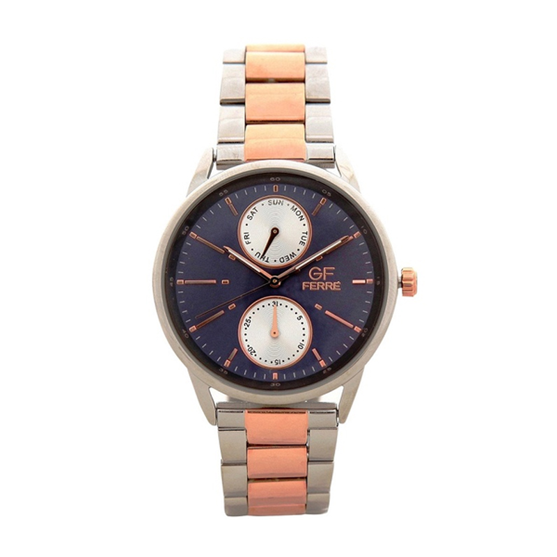 Gf ferre ss/rg bracelet blue dial-null