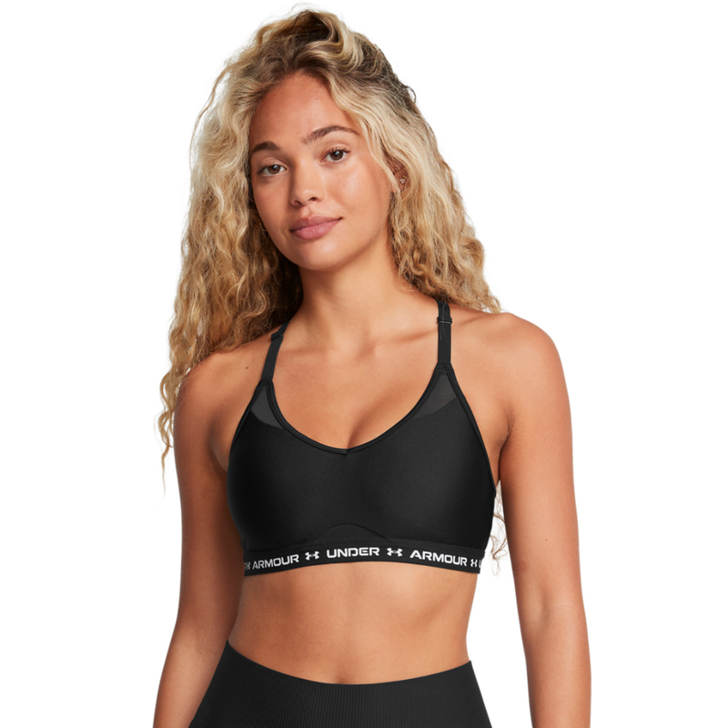 Under armour crossback low bra women black 1386424-001-null