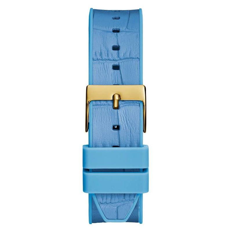 Blue synthetic sport watch-null