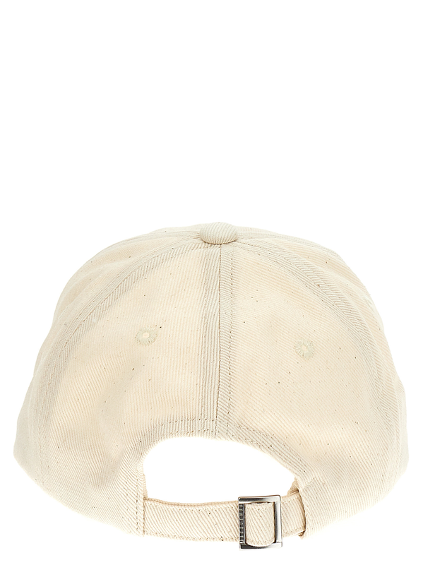White cotton cap (baseball hat)-null